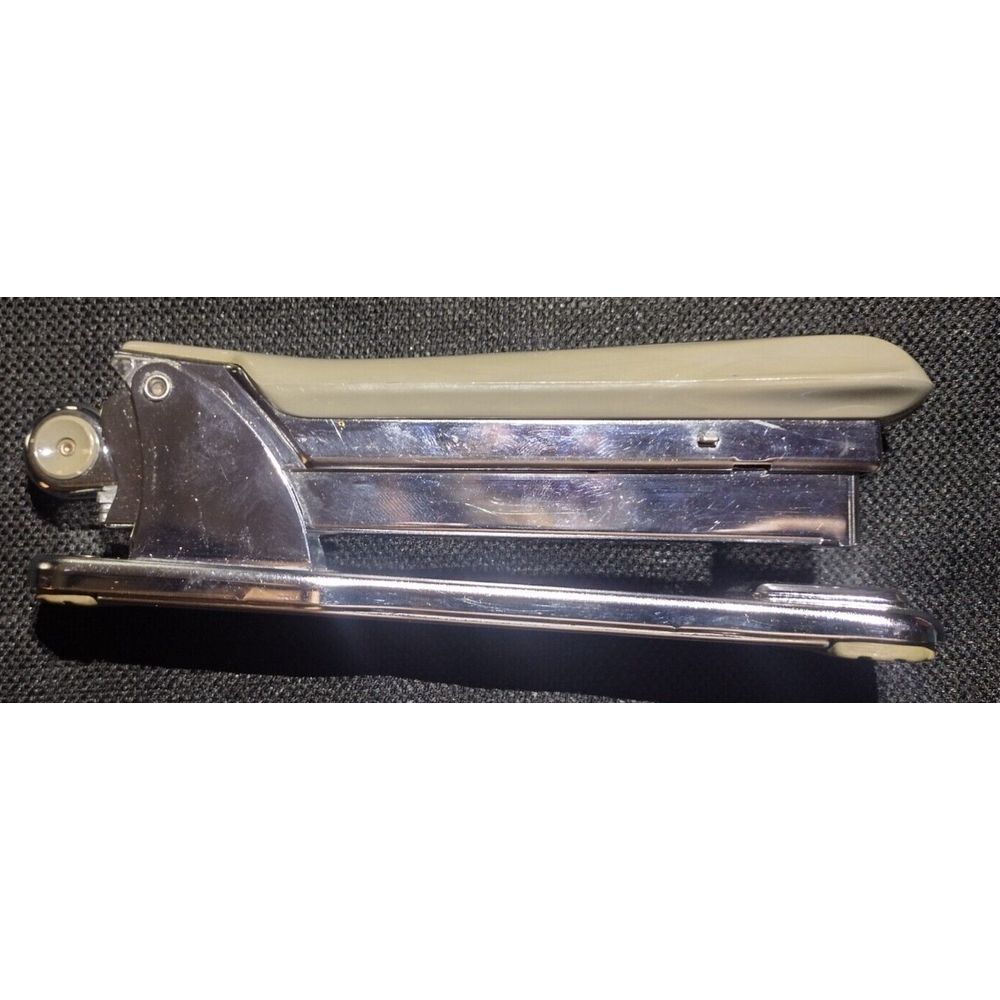 Vintage Ace Liner Model 502 Green Design Stapler CLEAN